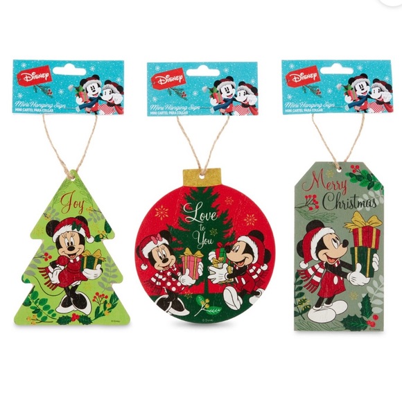 NWT Set of 3 Large Disney Christmas Ornaments - Picture 2 of 5